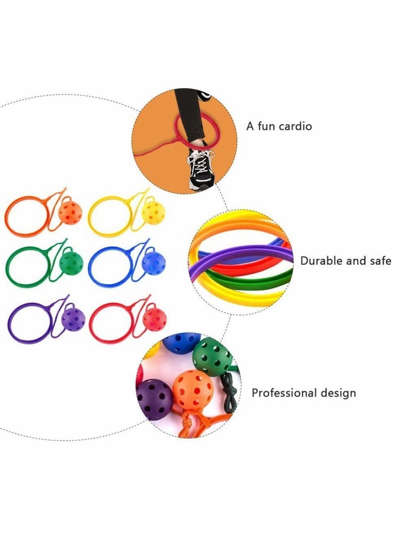 Y&D Swingball Set 6pcs Sports Swing Ball Kids Skip Ankle Jumping Ring Children It Fitness for Boys Girls Favors Party Activities Game Supplies  - Image 3