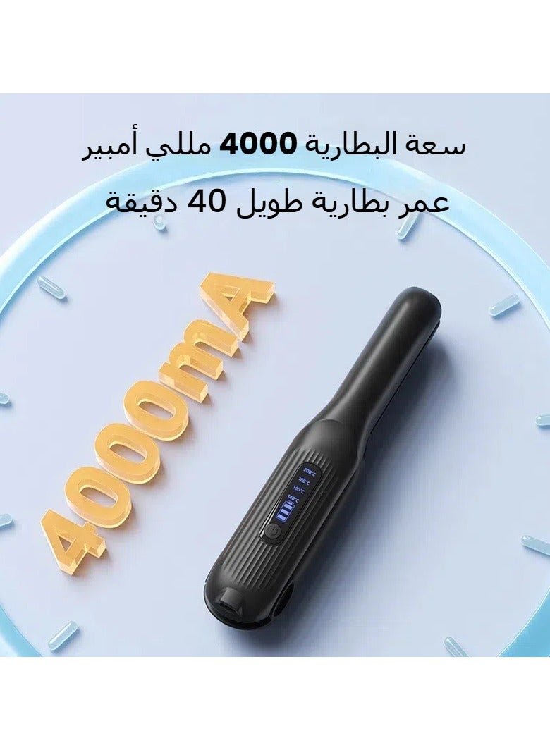 USB wireless straight clip mini charging portable splints bangs straight dual purpose dorm God hair straightener - Image 2