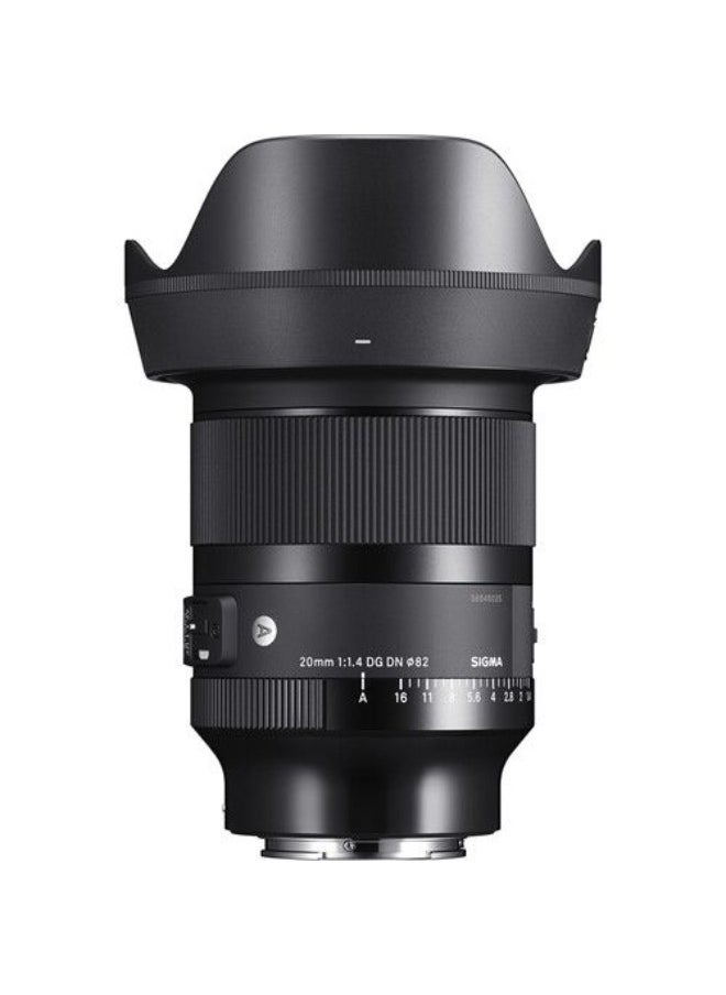 SIGMA عدسة سيجما 20 مم F/1.4 DG DN Art لكاميرات سوني E  - Image 1