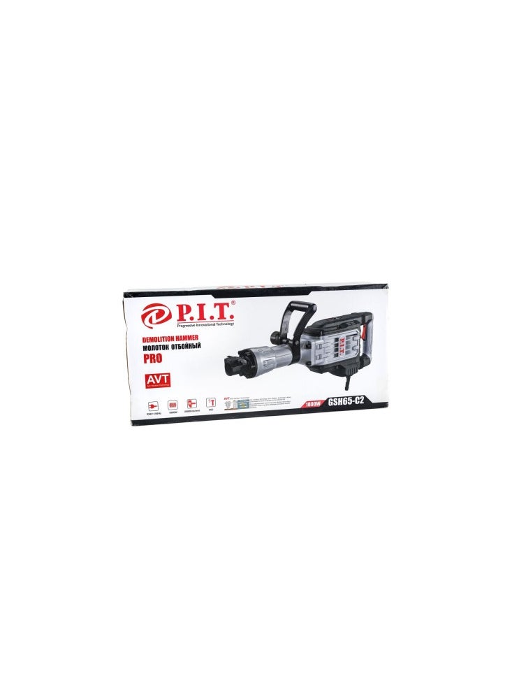 Generic - .P.I.T. Hex Shank Demolition Breaker Hammer (65)mm Impact Energy (50)J (1800)w prof - Image 1