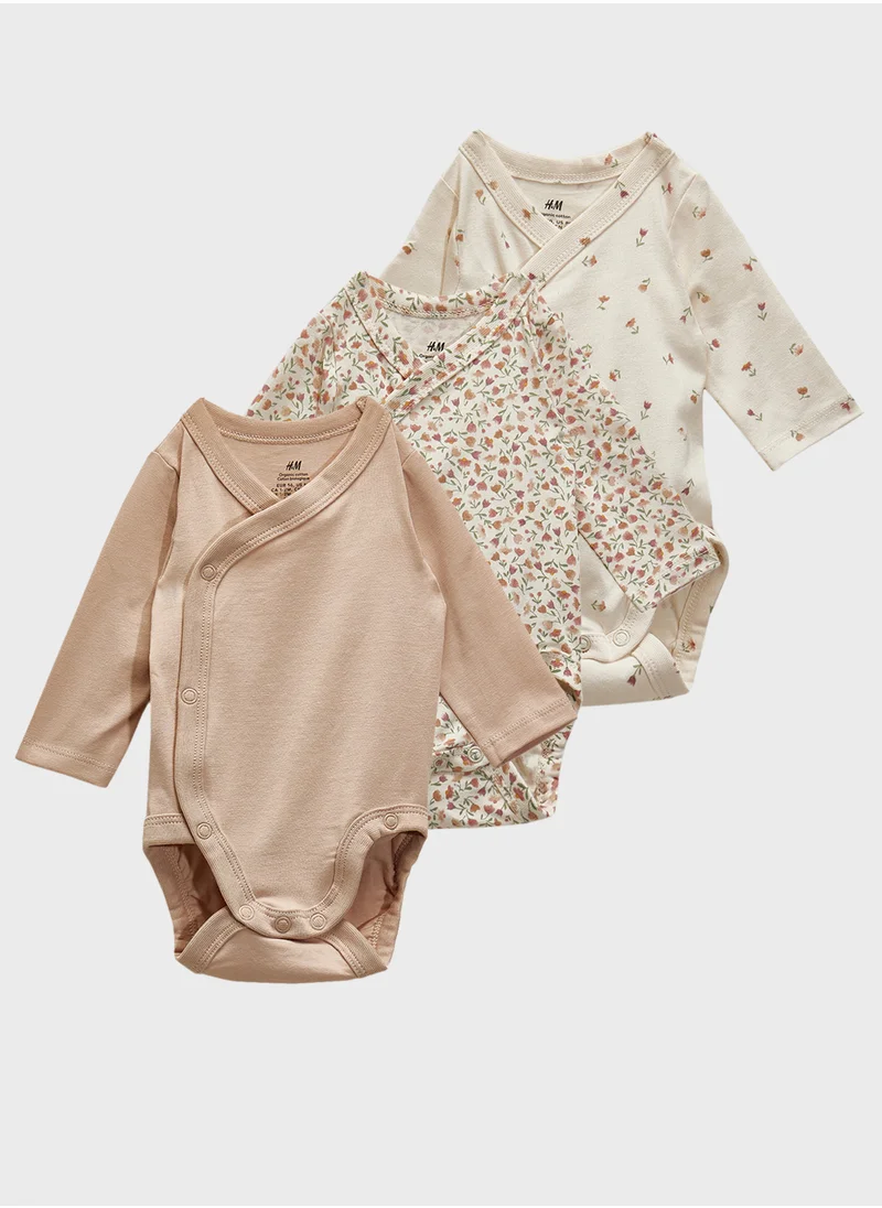 اتش اند ام 3-Pack Wrapover Bodysuits
