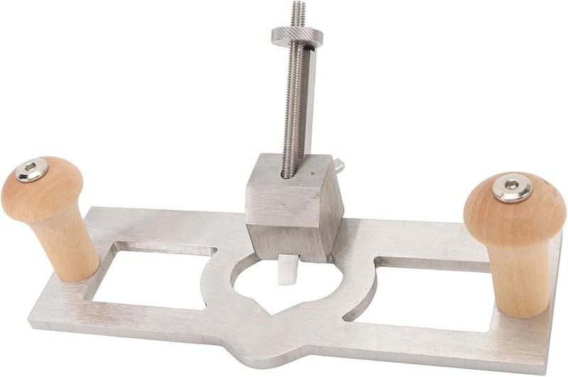 Stainless Steel Router Plane Adjustable Depth Woodworking Tool with Hardwood Handles for Trimming Shaping and Joining - Image 5