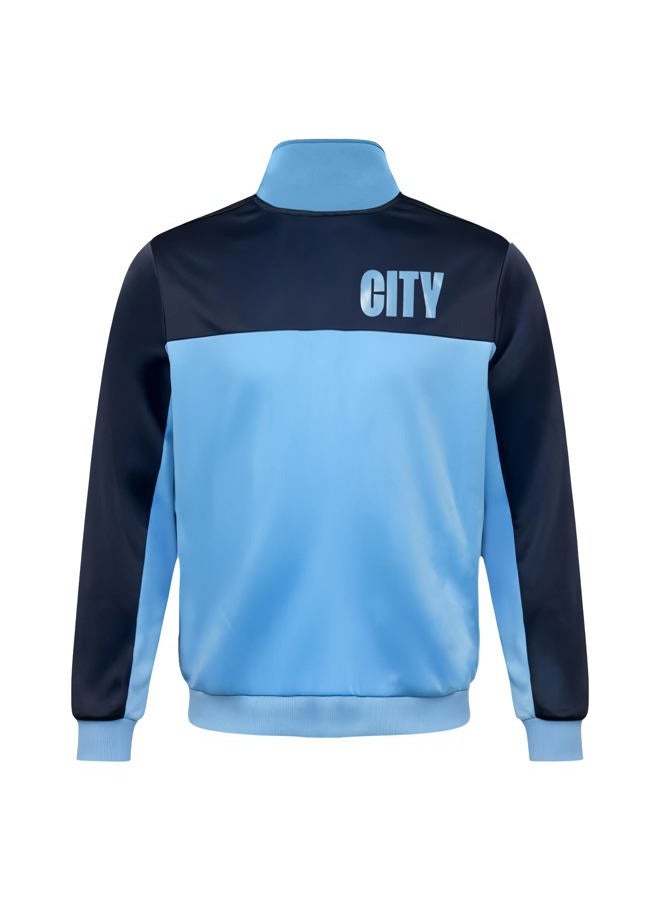 Icon Sports Officially Licensed Mens Manchester City FC Soccer Track Jacket – Full Zip Active Top – Lightweight Football Club Team Apparel, XLarge - Image 4