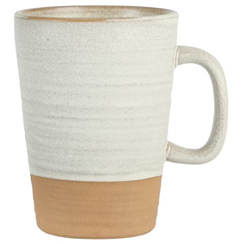 Gibson Elite 4 Pack Dreamweaver Terracotta Reactive 17 OZ Mug Set - Sand Cream - Image 4