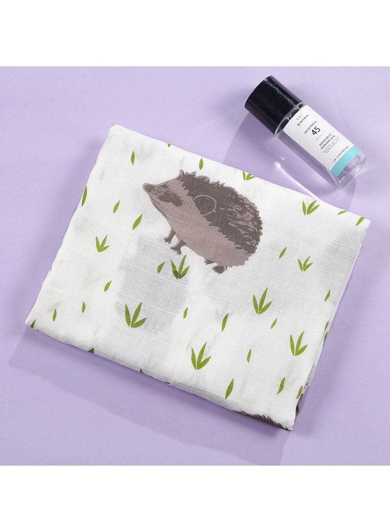 منشفة استحمام مطبوعة برسوم كرتونية من القطن الخالص