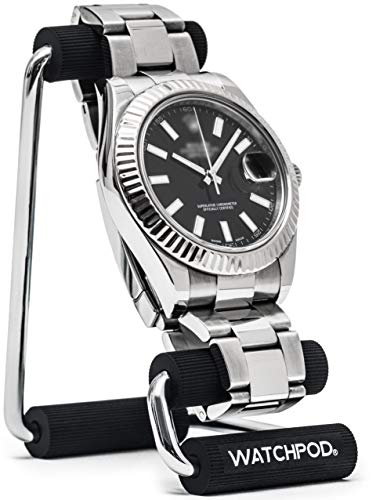 WATCHPOD Watch Display Stand | Metal Holder for 1 Watch | Showcase and Organize Wristwatches, Smart Watches and Bracelets (Large) - Image 3