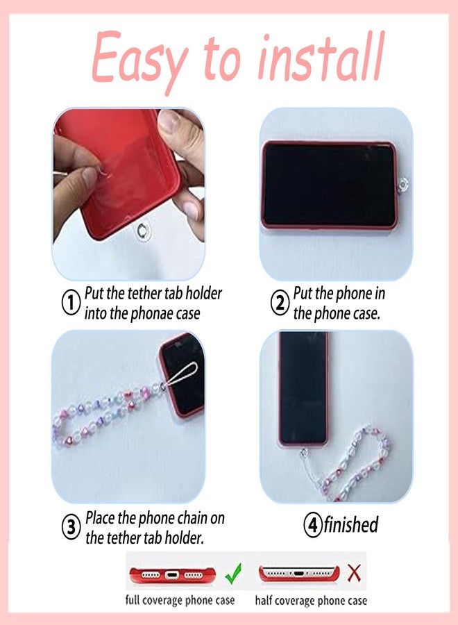 AOUXSEEM Beaded Mobile Phone Chains Making Kit, Can Make 10 Pcs Cell Phone Wrist Straps, Assorted Crystal Diamond/Butterfly/Metal/Round Beads for Girls DIY Handmade Gifts - Image 5
