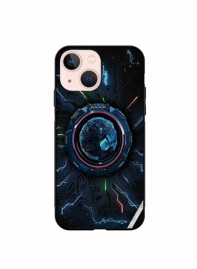 VR CREATIVE Protective Case Cover For Apple iPhone 14 Plus Rainmeter Design Design Multicolour - Image 1