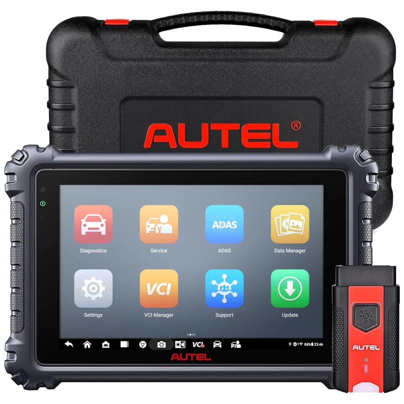Autel Scanner MaxiCOM MK906 Pro 2025 Upgrade Version of MS906BT  MP900BT ECU Coding Same As MK908P BiDirectional Control 40 Services Guided Functions FCA AutoAuth
