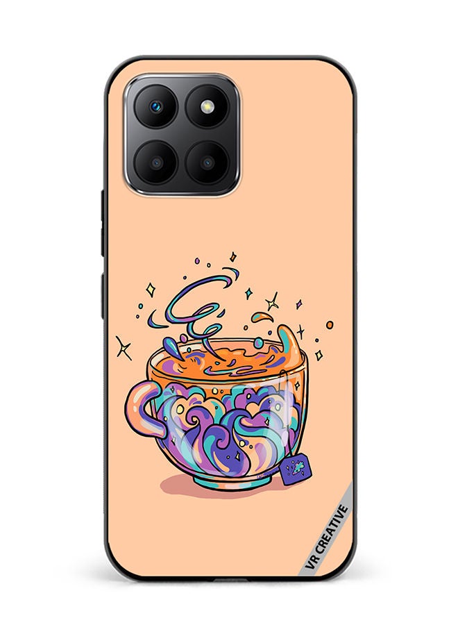 VR CREATIVE Protective Case Cover For Honor 70 Lite Tea Design Multicolour - Image 1