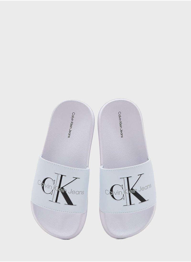 Calvin Klein Jeans - Youth Logo Slides - Image 1