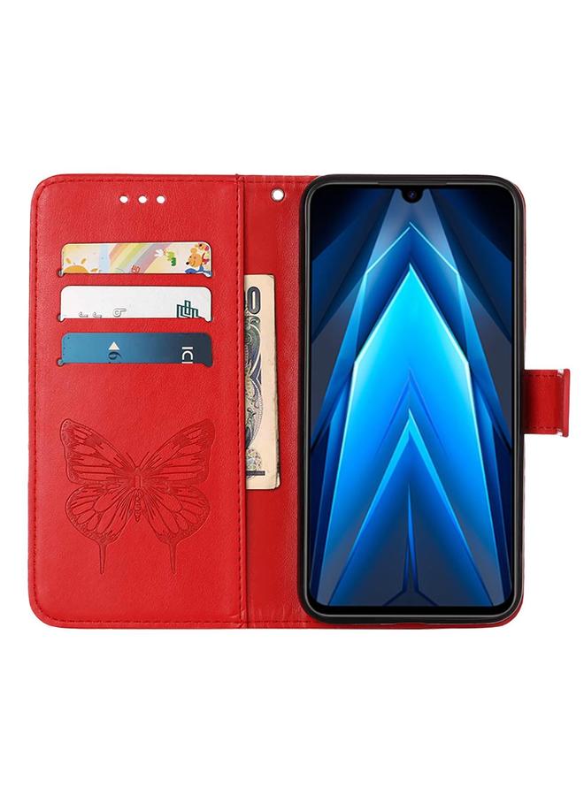 erorex Case For Tecno Pova 4 Pro LG8N Embossed Butterfly Flip Leather Phone Case - Image 4