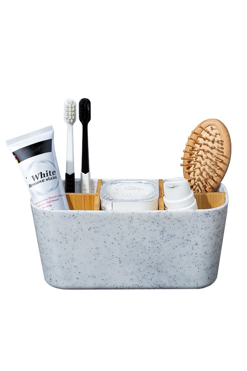 NayZaan Bathroom Toothbrush Holders，5 Slots Multi-functional Organizer for Bathroom, Kitchen, Living Room, Bedroom, Can Organize and Store a Variety of Everyday Items (White) - Image 1