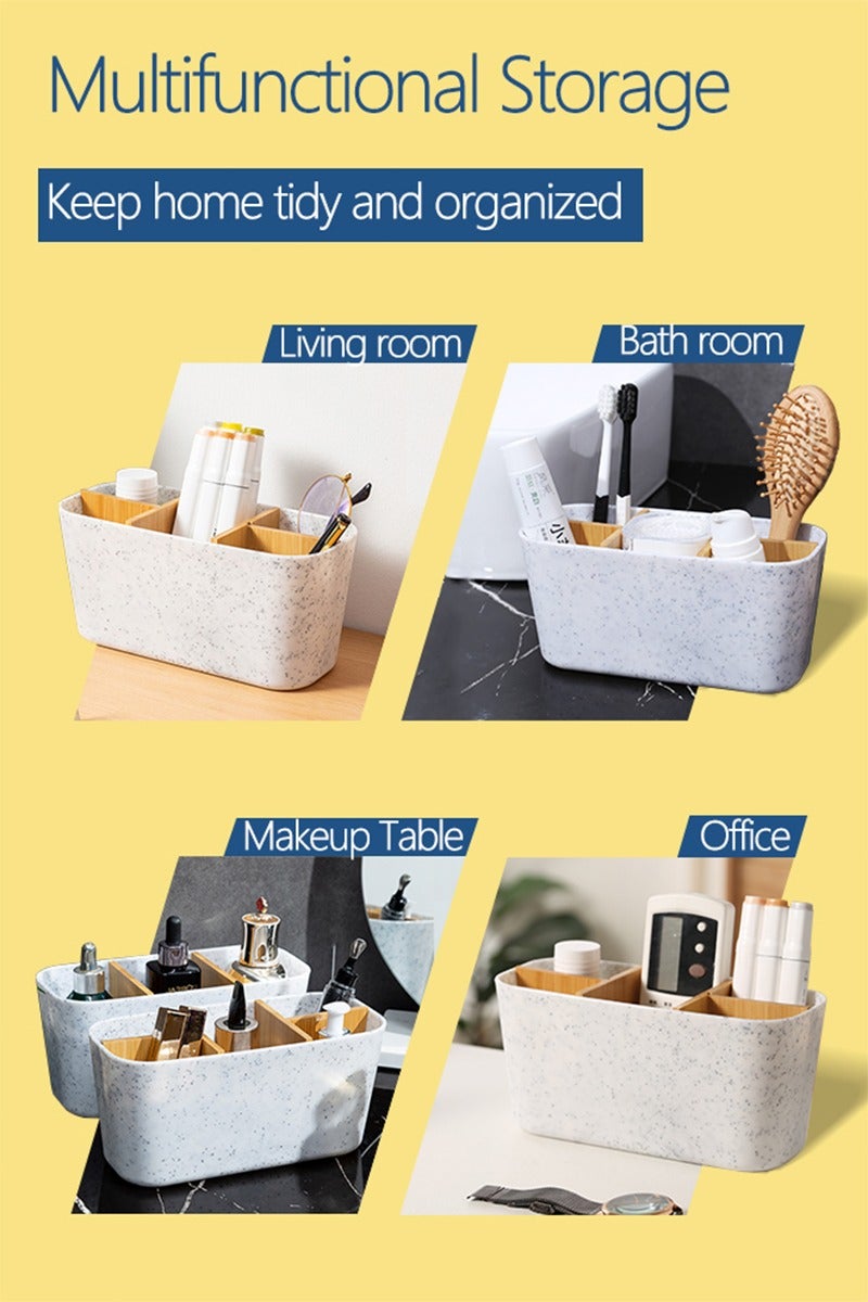 NayZaan Bathroom Toothbrush Holders，5 Slots Multi-functional Organizer for Bathroom, Kitchen, Living Room, Bedroom, Can Organize and Store a Variety of Everyday Items (White) - Image 5