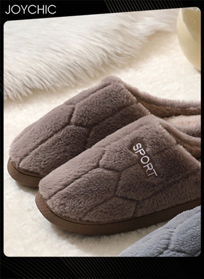 Joychic Classic Autumn and Winter Comfort Bedroom Non-slip Slipper Indoor Warm Home Shoes for Men - Image 2