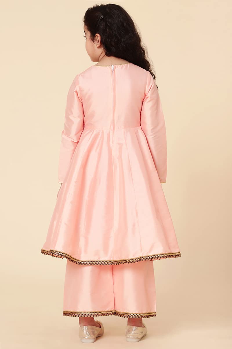 A.T.U.N. (ALL THINGS UBER NICE) A.T.U.N. Girls Anarkali Palazzo Set - Image 4