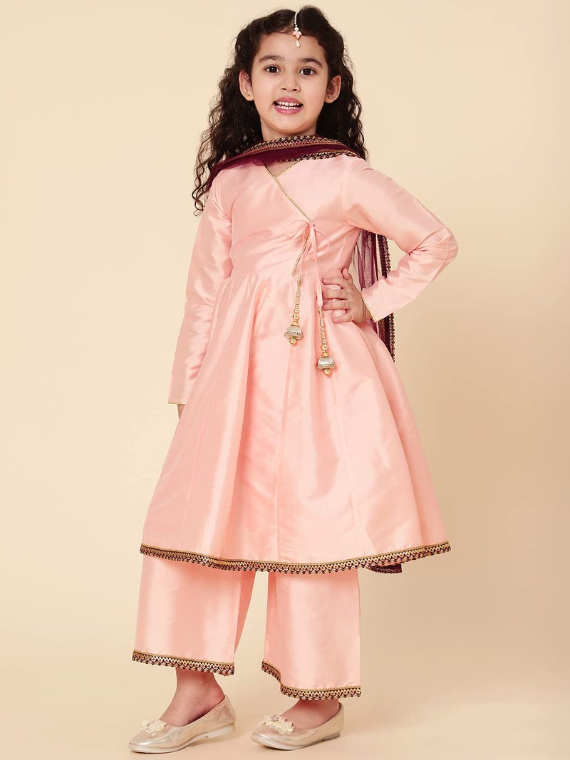A.T.U.N. (ALL THINGS UBER NICE) A.T.U.N. Girls Anarkali Palazzo Set - Image 3