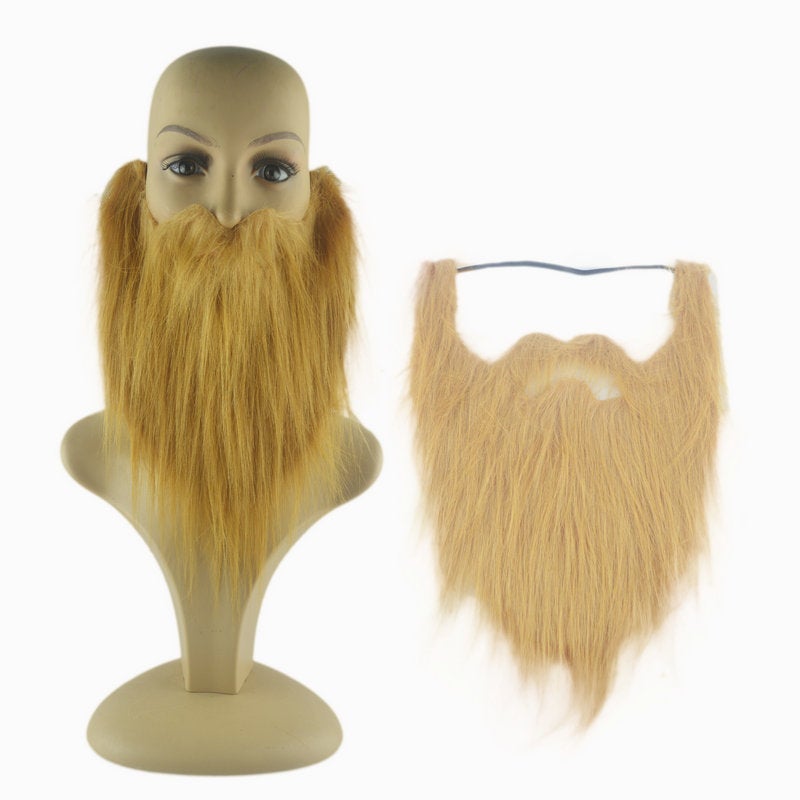 Fake Beard Grandpa Performance Stage Play Wig White Beard Beard Moustache Performance Props - Image 4