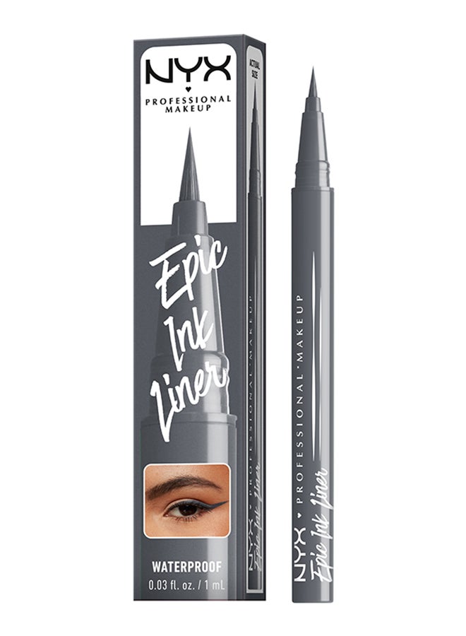 NYX Epic Ink Liner Waterproof Liquid Eyeliner Stone Washed Vegan Formula Intense Pigment