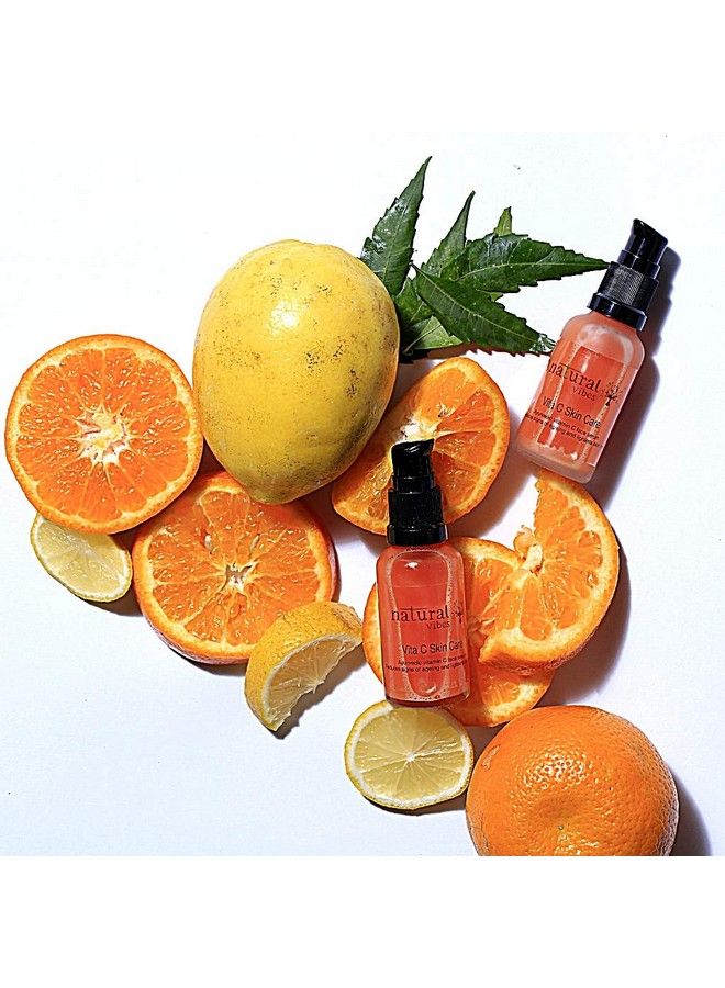 Natural Vibes سيروم فيتامين سي للوجه؛ يعزز الإشراقة؛ يضيء البشرة؛ يزيل البقع الداكنة وك tan الشمس؛ يقلل الخطوط الدقيقة والتجاعيد؛ أعشاب طبية ونباتي؛ 30 مل؛ للرجال والنساء؛ مناسب لجميع أنواع البشرة - Image 4