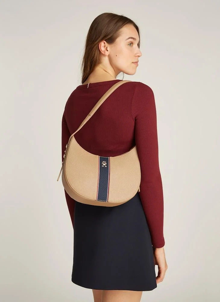 TOMMY HILFIGER Logo Detail Top Handle Satchel
