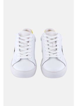 DKNY Women Abeni Arch Lace Up Casual Sneakers, White  - Image 4