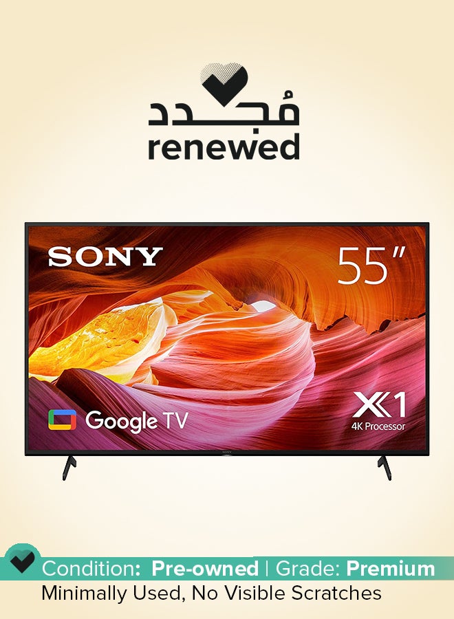 Sony Renewed - 55-Inch Android Smart TV 4K 55X75K Black - Image 1