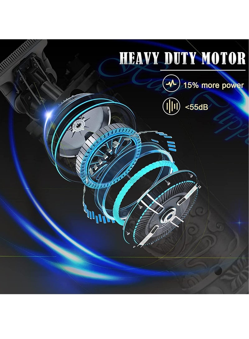 Professional Cordless Beard Trimmer & Hair Clippers for Men - Precision T-Blade Outliner Grooming Shaver with 1500mAh Battery, 180 Mins Runtime - Perfect Gifts for Men - Image 4