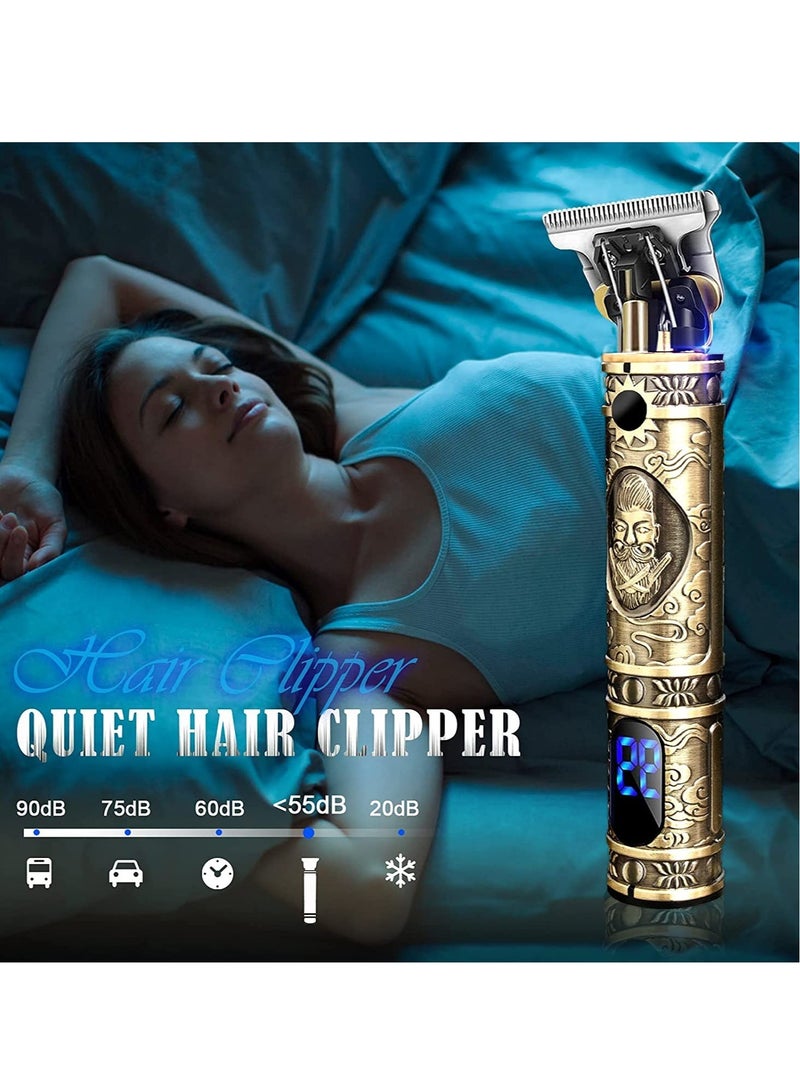 Professional Cordless Beard Trimmer & Hair Clippers for Men - Precision T-Blade Outliner Grooming Shaver with 1500mAh Battery, 180 Mins Runtime - Perfect Gifts for Men - Image 2