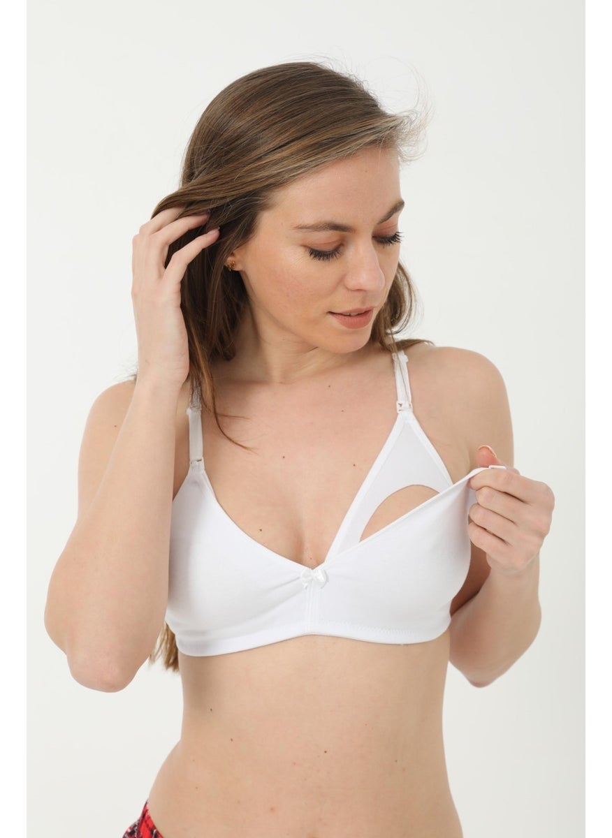 Arma Yıldız Nursing Bra 3 Pieces Mixed Color Cotton  - Image 4