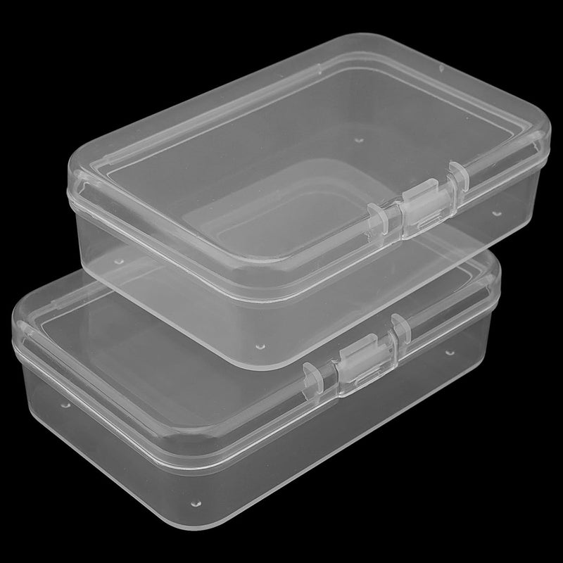 MANCHAP 30 Pack Mini Bead Storage Box, 7.5 x 5 x 2cm Clear Plastic Beads Containers Storage Case for Jewellery, Beads - Image 5