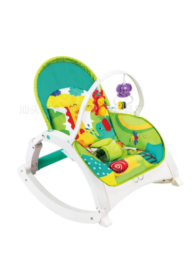 alt Multi-functional Baby Coaxing Artifact Baby Rocking Chair Baby Cradle Newborn Soothing Chair Recliner Rocking Bed Music Dining Chair - Image 1