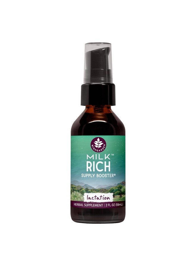 WishGarden Herbs Milk Rich with Goats Rue and Fenugreek - Herbal Lactation Support Supplement, Breast Milk Supply Boost and Breastfeeding Supplement to Increase Milk Flow Quality and Production, 2oz - Image 1