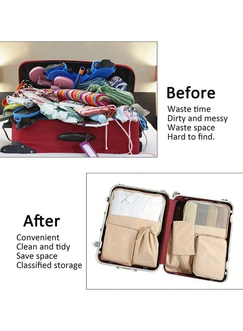 KITCHENOO 7 Piece Travel Organizer Bag Set  - Image 2