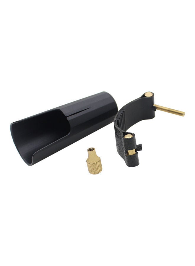 NIBEMINENT Leather Ligature Fastener with Plastic Cap for Clarinet Bakelite Mouthpiece  - Image 5