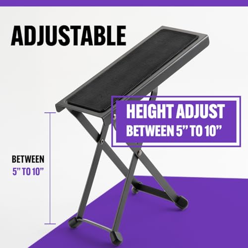 Blueberry On-Stage FS7850B Guitar Foot Rest,Black - Image 3