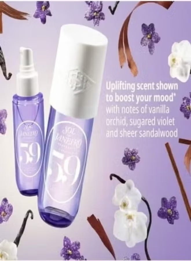 Sol de Janeiro Sol de jainero Cheirosa 59 Perfume Mist - 90ml | Warm & Spicy Gourmand Fragrance with Notes of Caramelized Vanilla, Toasted Macadamia, and Sea Salt - Image 2