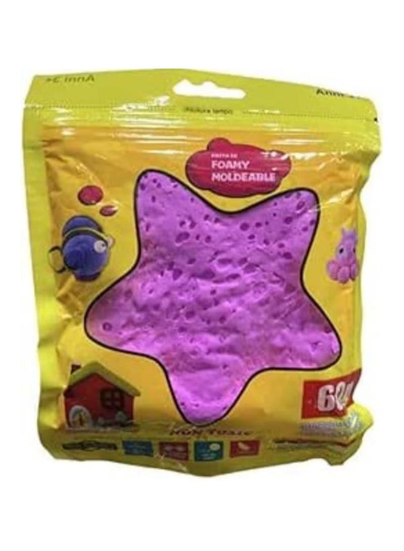 Non-Toxic & Moldable Foam Bag 60g Educational Bag (Purple) 