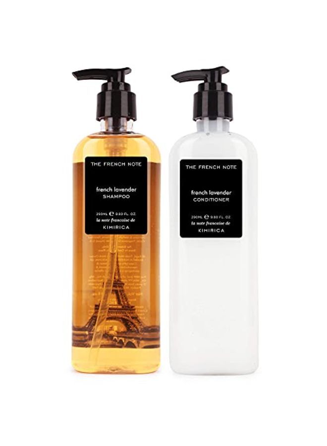 KIMIRICA The French Note Shampoo And Conditioner Hair Care Duo With Soothing French Lavender, 100% Vegan, Paraben And Sls Free (290Ml | 290Ml) - Image 1