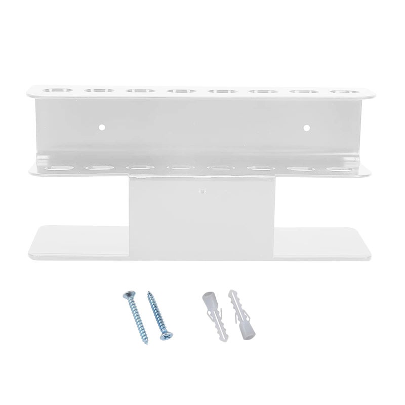 White Wall Mount Dart Holder Stand Rack Holds 8 Darts for Home Bar Game Room - Image 4