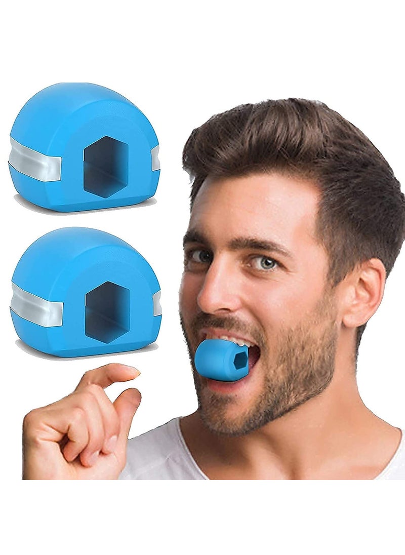 RABADIYA CREATION Jawline Exerciser Premium Jawline Exerciser Tool for Men Highly Effective Jaw Line Shaper for Strengthening Toning Facial MusclesBlue  - Image 1