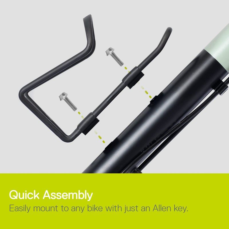 Delta Bike Water Bottle Holder by Delta Cycle - Lightweight Alloy Bottle Cage Holder Mount - Compatible with Any Standard Water Bottle - Easy Installation Quickly Mounts to Any Bike - Image 4