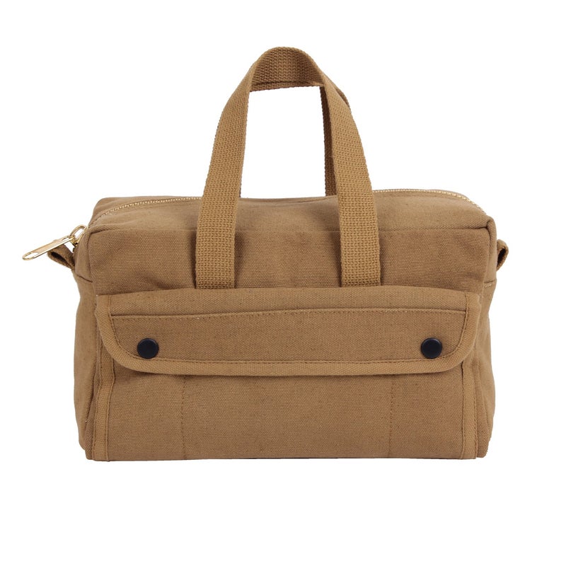 Rothco Mechanics Tool Bag With Brass Zipper Coyote Brown