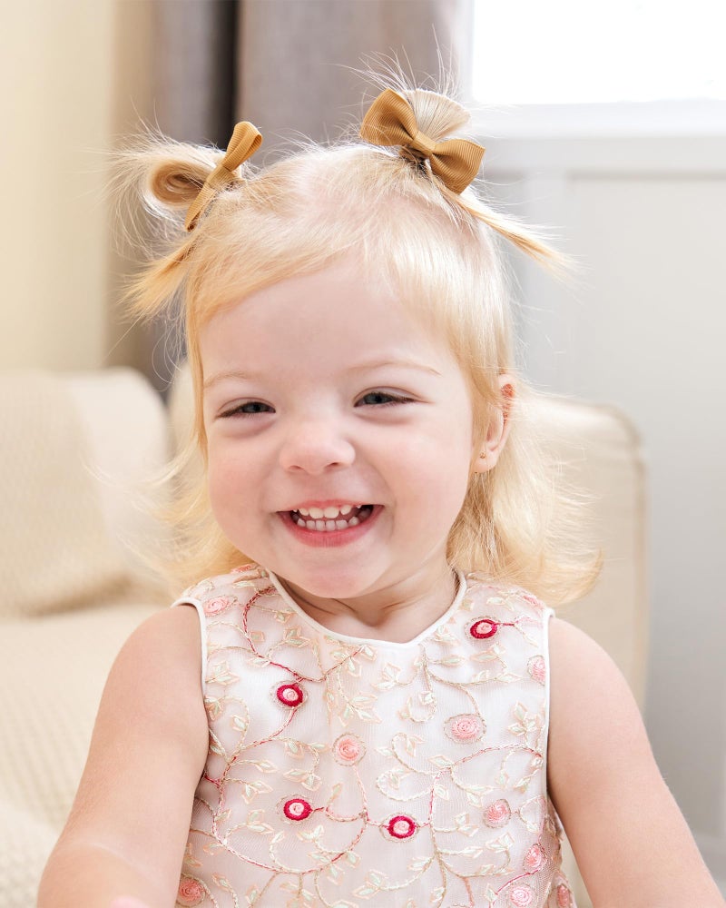 Jollybows 60PCS 2 Inches Baby Girls Hair Bows Ties Mini Boutique Elastic Hair Rubber Ribbon Hair Band Accessories for Kids Toddlers Infants (60 PCS) - Image 3