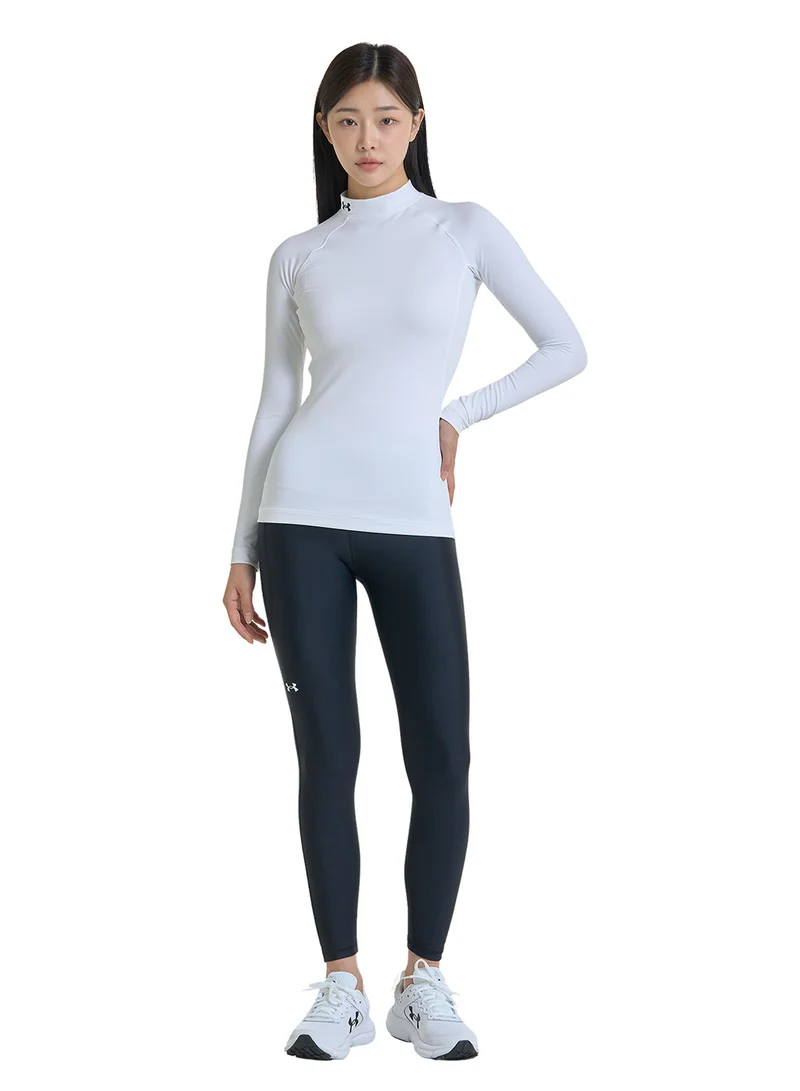 UNDER ARMOUR ColdGear Authentics Mock Neck T-Shirt