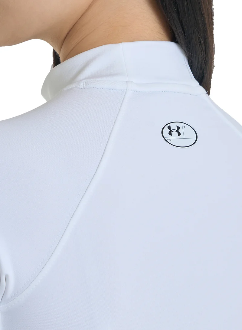 UNDER ARMOUR ColdGear Authentics Mock Neck T-Shirt