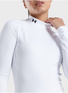UNDER ARMOUR ColdGear Authentics Mock Neck T-Shirt  - Image 3