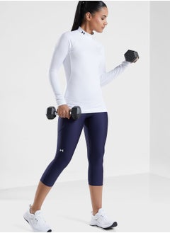 UNDER ARMOUR ColdGear Authentics Mock Neck T-Shirt  - Image 4