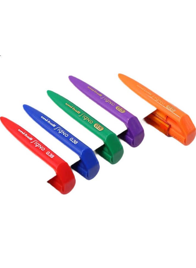 Uni Mitsubishi Umn-155 Low-Damping Retractable Blue Gel Pen, Stylish 0.5Mm Blue Pen, Signature Pen, Business And Student Pen, Water-Based Pen, 3 Pcs - Image 3