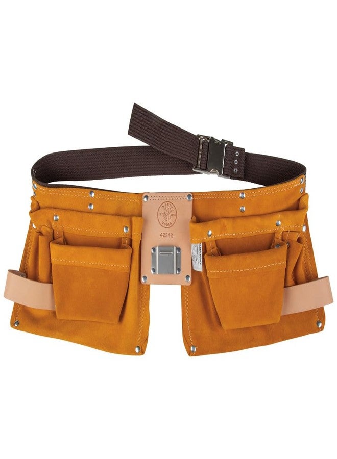 Klein Tools 42242 Carpenter's Apron, One-Piece Nail and Screw and Tool Pouch Apron with 36 to 52-Inch Waist - Image 3